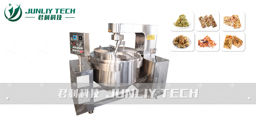 Electrically magnetized cooker for cereal bar