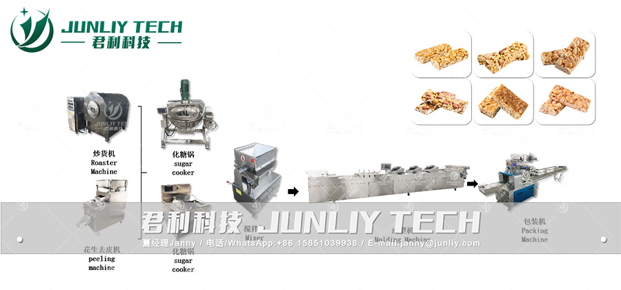 Peanut Candy Bar Production Line