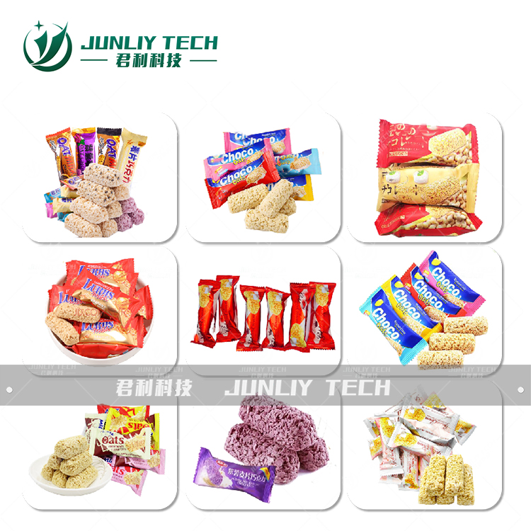 Three Servo Motor Oatmeal Chocolate Bar Packing Machine