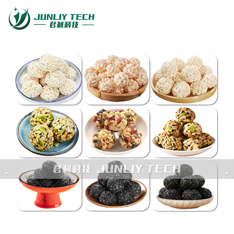 JUNLIY Sesame Ball & Nuts Ball & Crisp Rice Ball Forming Machine