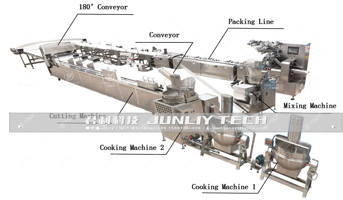 Automatic Nuts Bar Porduction Line